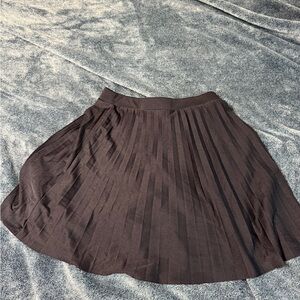 H&M Black Pleated Mini Skirt